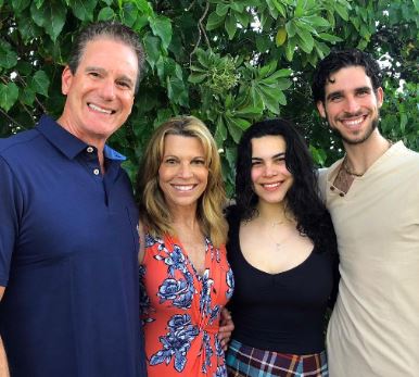 George Santo Pietro ex-wife Vanna White with her long-time partner Donaldson and kids